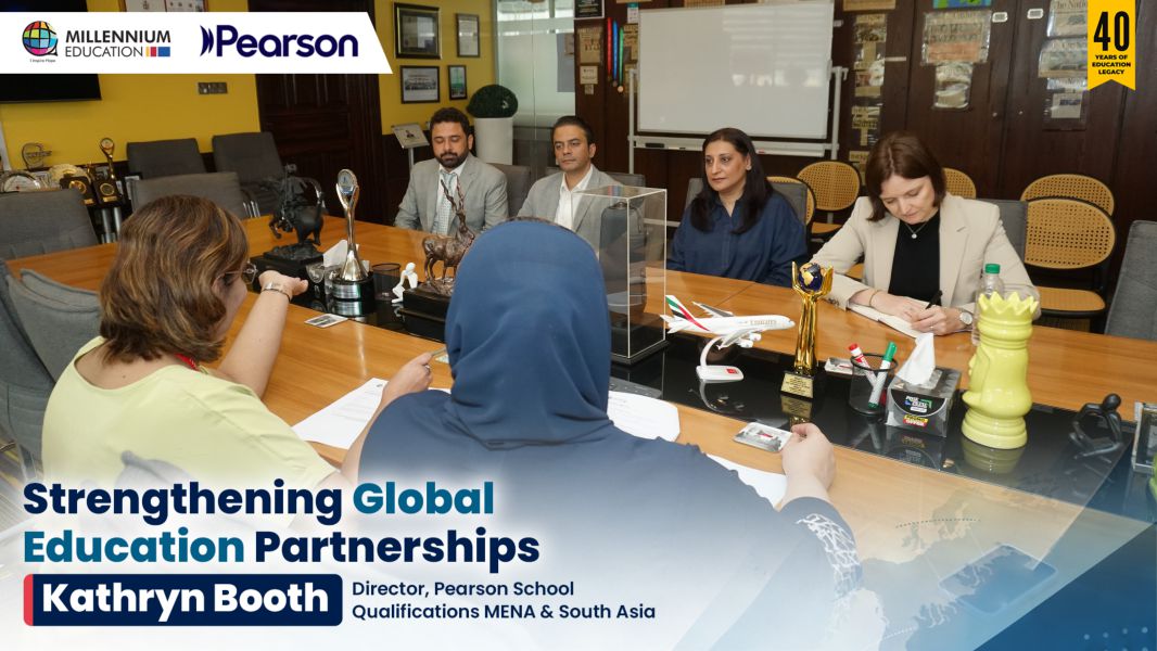 Strengthening Global Education Partnerships: TME Welcomes Pearson Regional Director Kathryn Booth 9 4 3